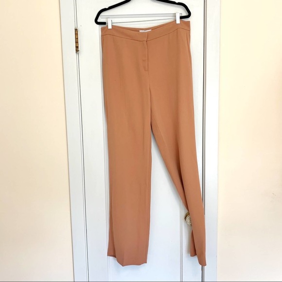 Reiss Nuria Trouser Slacks Rust Wide Leg Pants 10 - Picture 15 of 16